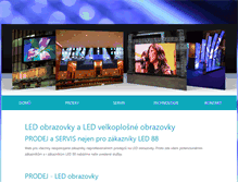Tablet Screenshot of led88.cz